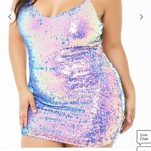 Forever 21 Plus Size Sequin Cami Dress